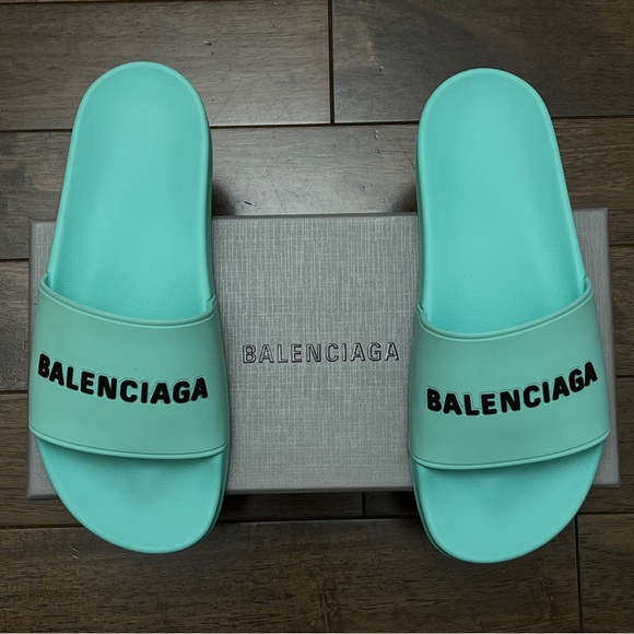 Balenciaga Rubber Pool Slides sz 41 - Picture 4 of 11